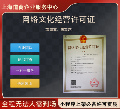 上海普陀網絡文化經營許可申請業務發展報告